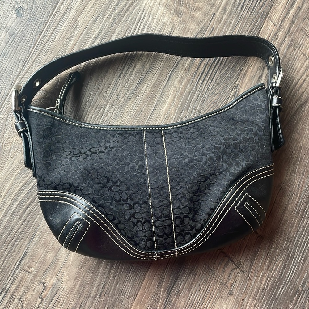 Black Coach mini bag